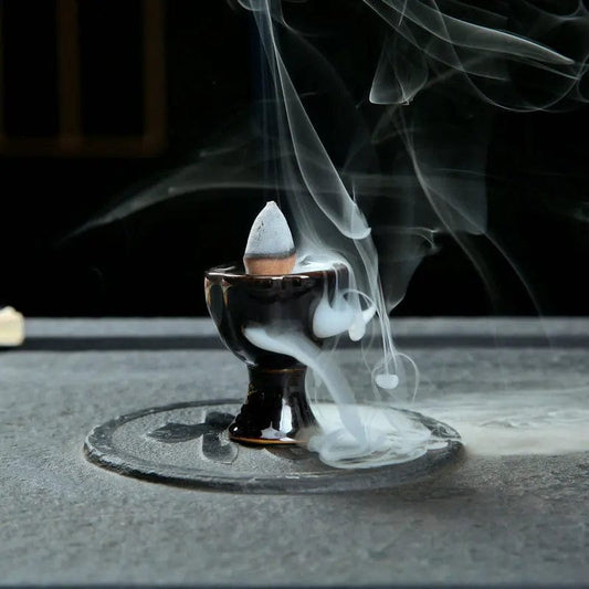 1Piece Burner Creative Home Decor Mini Incense Censer Backflow Incense Burner Use In The Home Office Teahouse