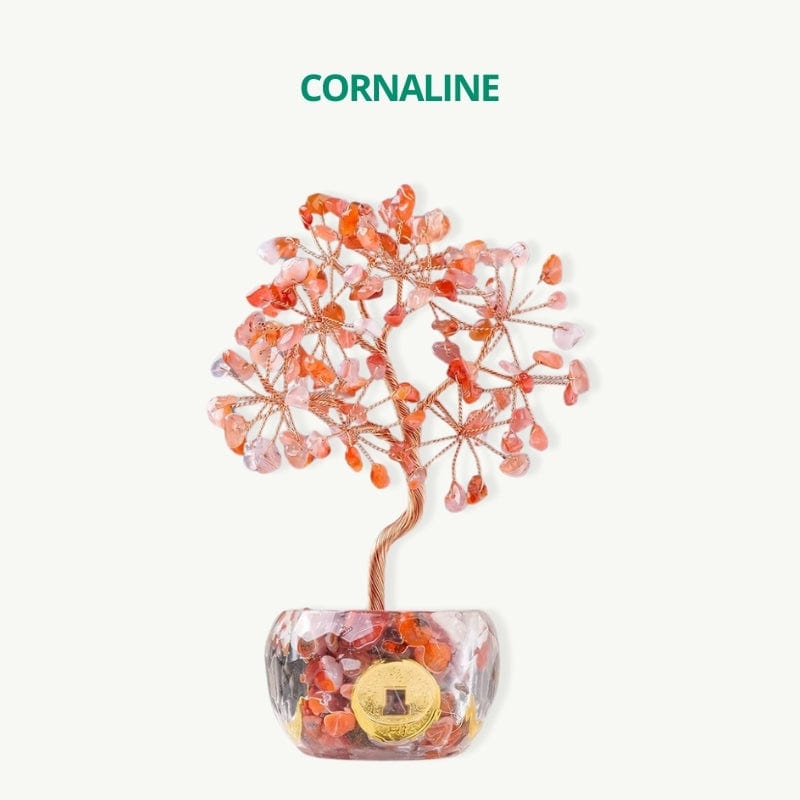 Arbre de vie Feng Shui Cornaline