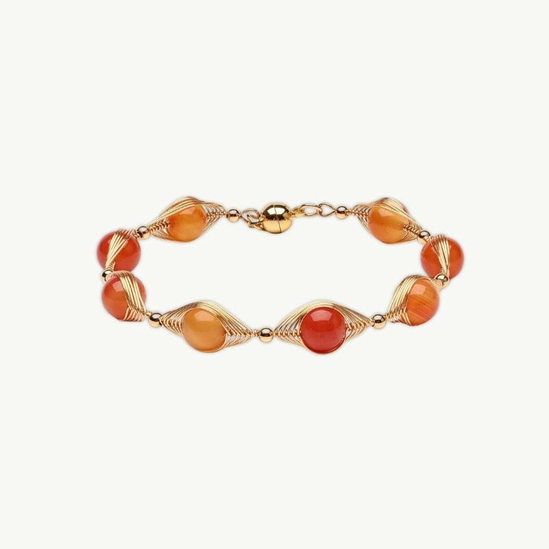 Bracelet Anti-Tabac en Cornaline Naturelle Cornaline naturelle