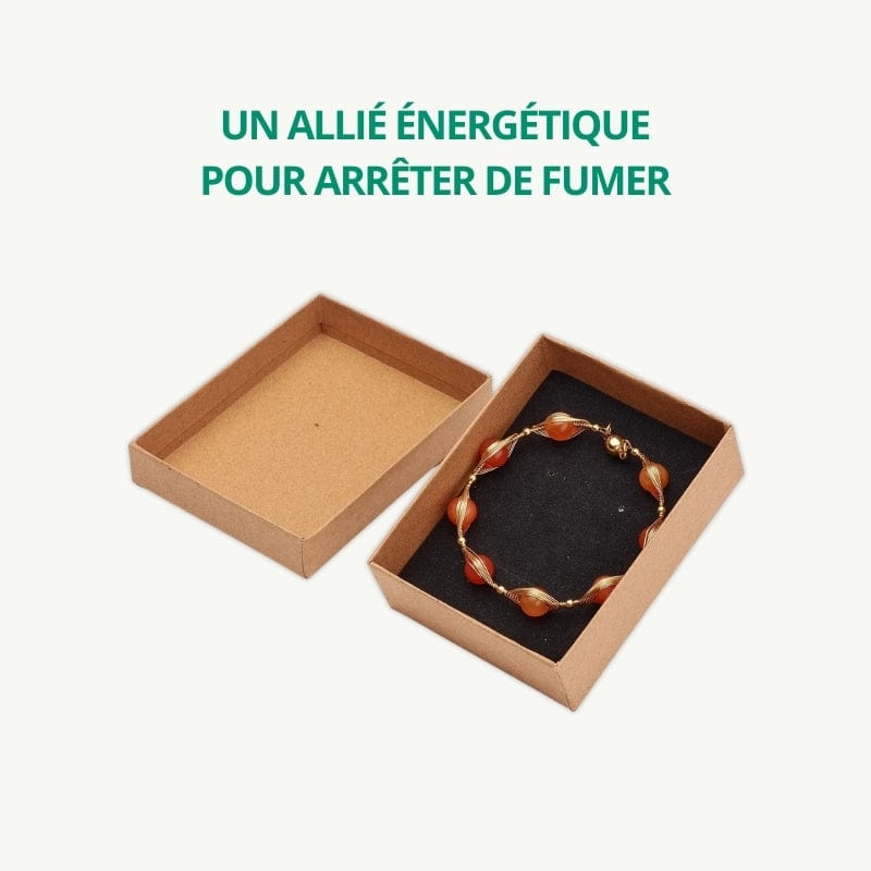 Bracelet Anti-Tabac en Cornaline Naturelle Cornaline naturelle