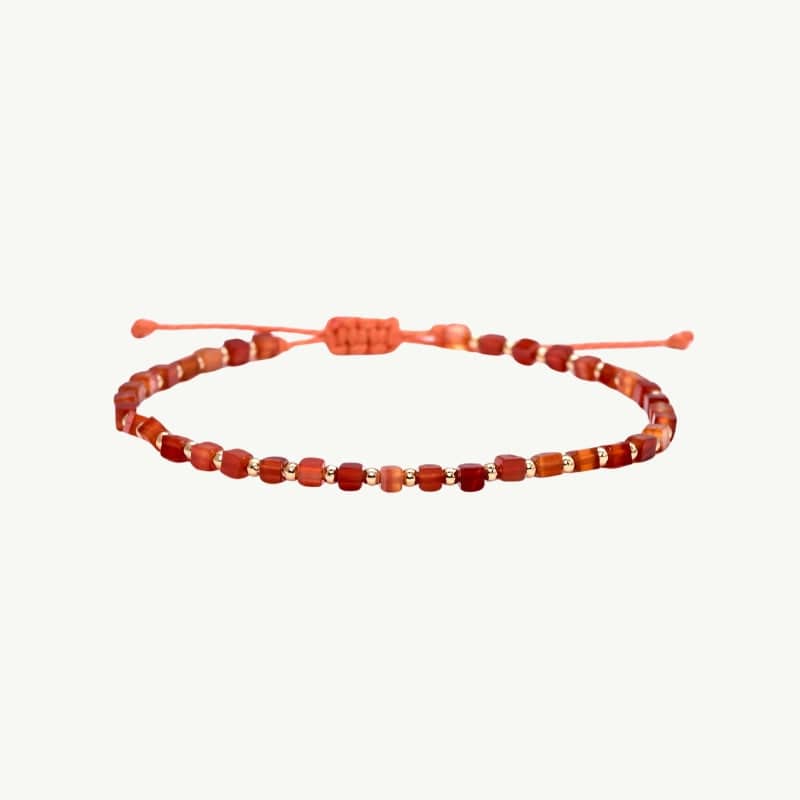 Bracelet Anti-Tabac en Cornaline Rouge Cornaline Anti-Tabac