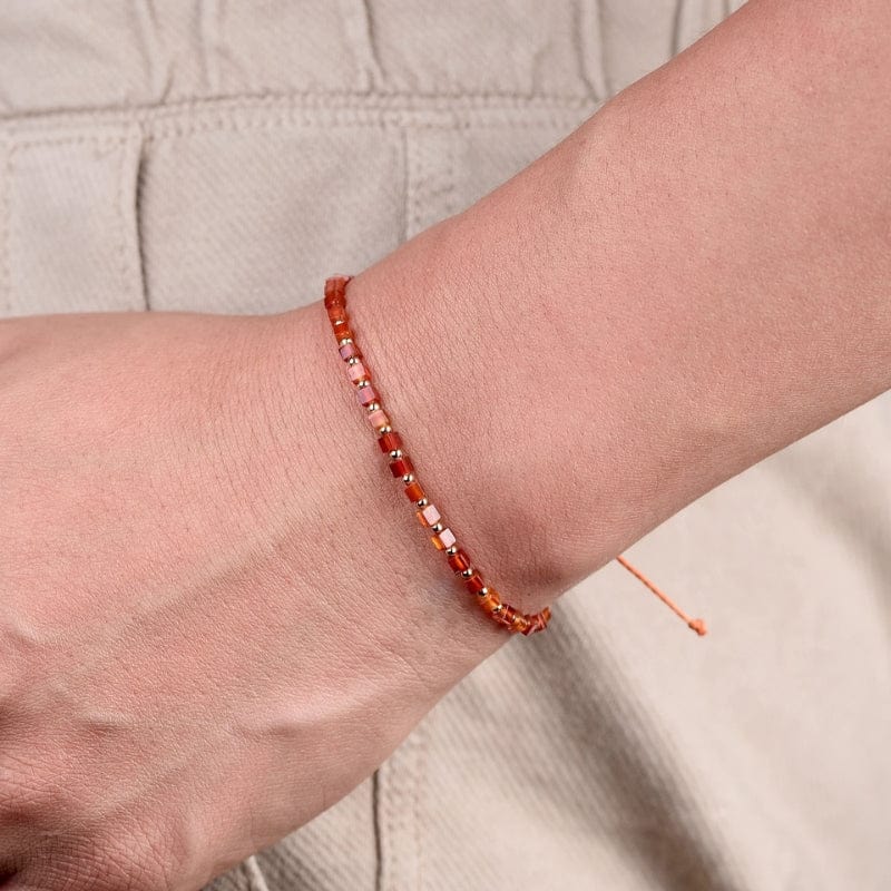 Bracelet Anti-Tabac en Cornaline Rouge Cornaline Anti-Tabac