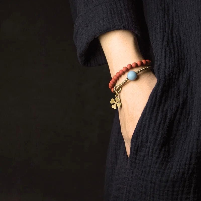 Solea - Bracelet en Jade Jaune ou Jaspe Rouge