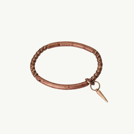 Khema - Bracelet Tibétain en Cuivre 15 à 16cm