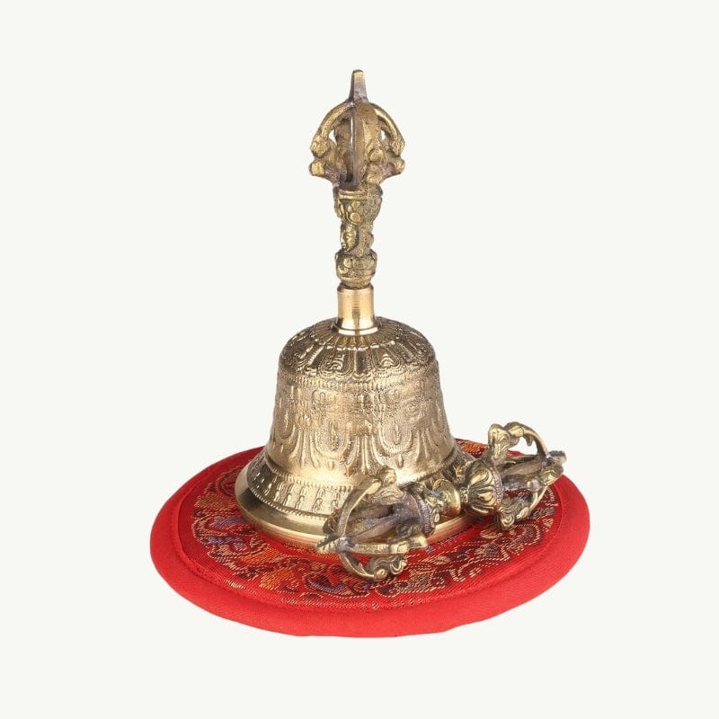 Cloche Tibétaine en Bronze – Son Méditatif et Spirituel M