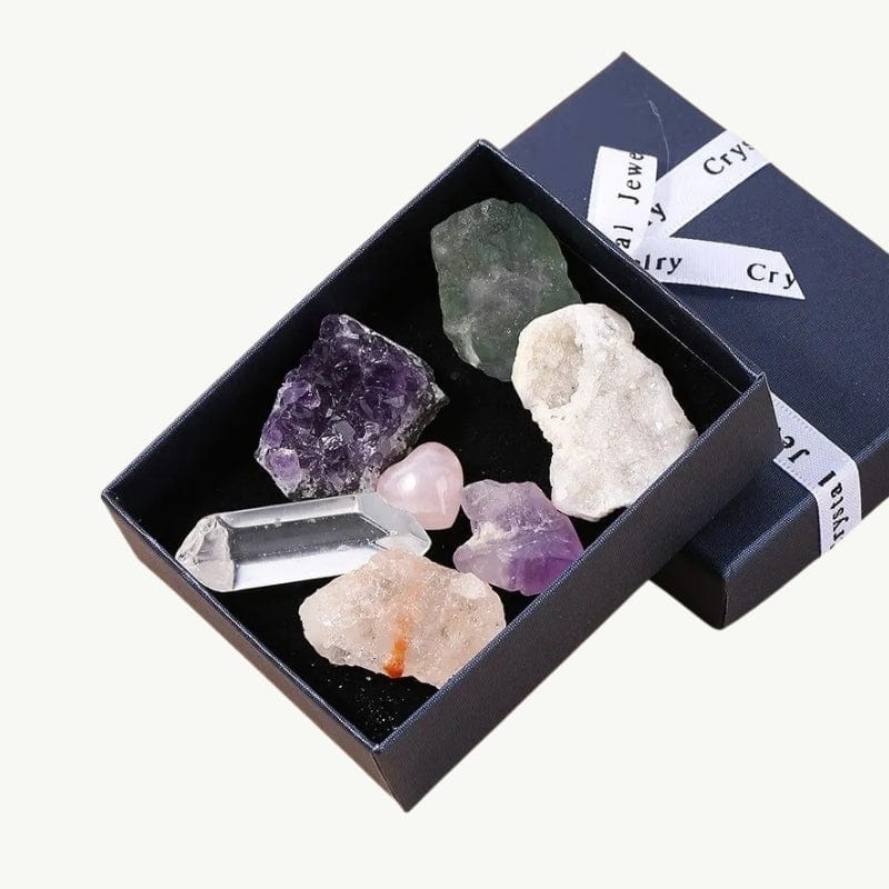 Coffret pendentifs en pierres naturelles