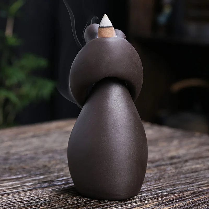 Desktop Crafts Ornaments Creative Valentine's Day Gifts Backflow Incense Burners Zen Meditation Relaxation Ornaments -No Incense AG73 Only Burner