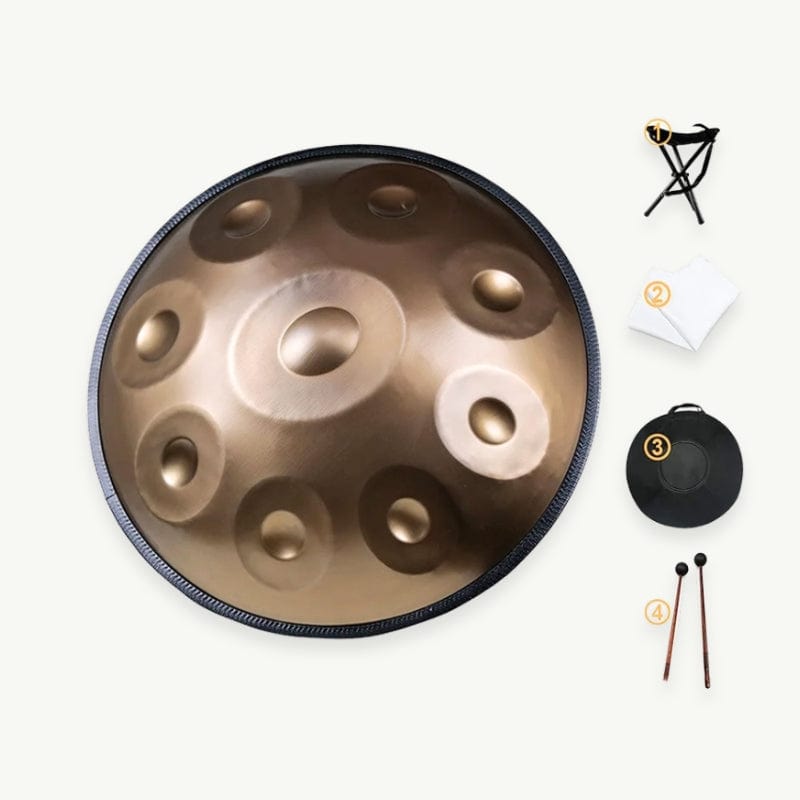 Shenpa - Handpan 56 cm, 9 Notes, Ré Mineur 9 notes