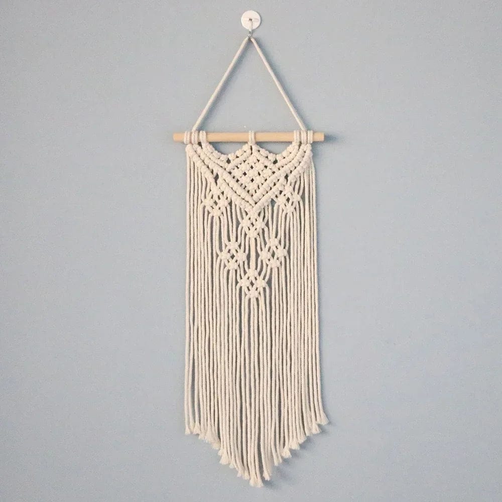 Macrame Wall Hanging Handwoven Bohemian Cotton Rope Tapestry Home Decoration European And American Style Wall Decoration CHINA