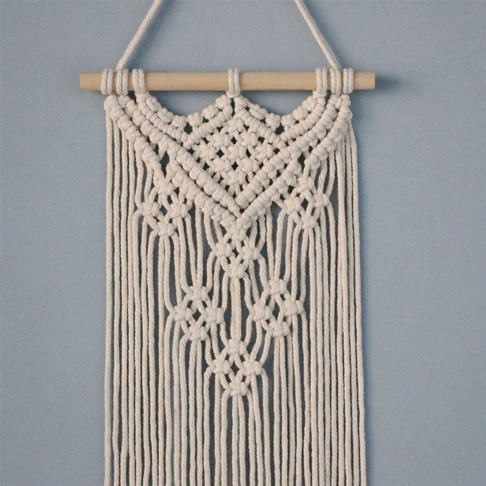 Macrame Wall Hanging Handwoven Bohemian Cotton Rope Tapestry Home Decoration European And American Style Wall Decoration CHINA