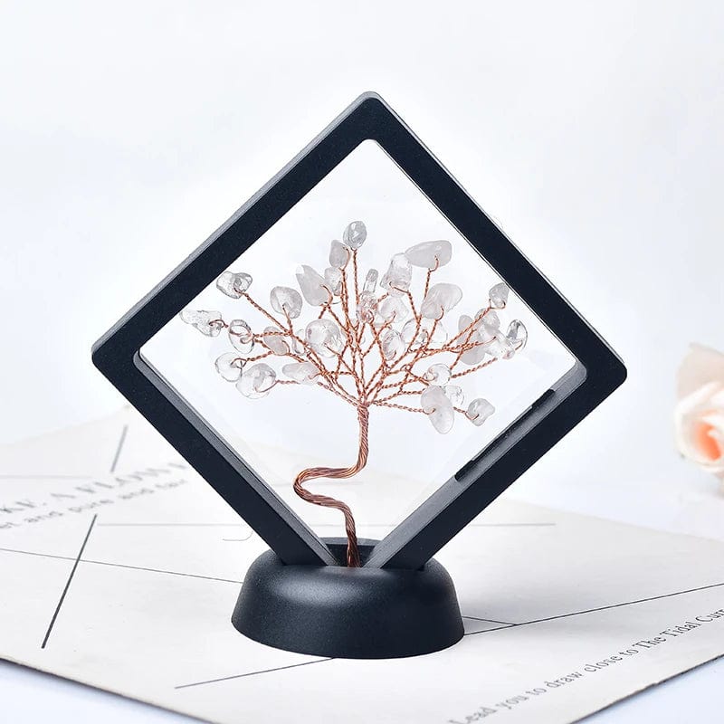 Natural Crystal Quartz Tree Of Life Gravel Specimen Reiki Healing Home Decoration Ornaments Lucky Tree DIY gifts Souvenir Gift